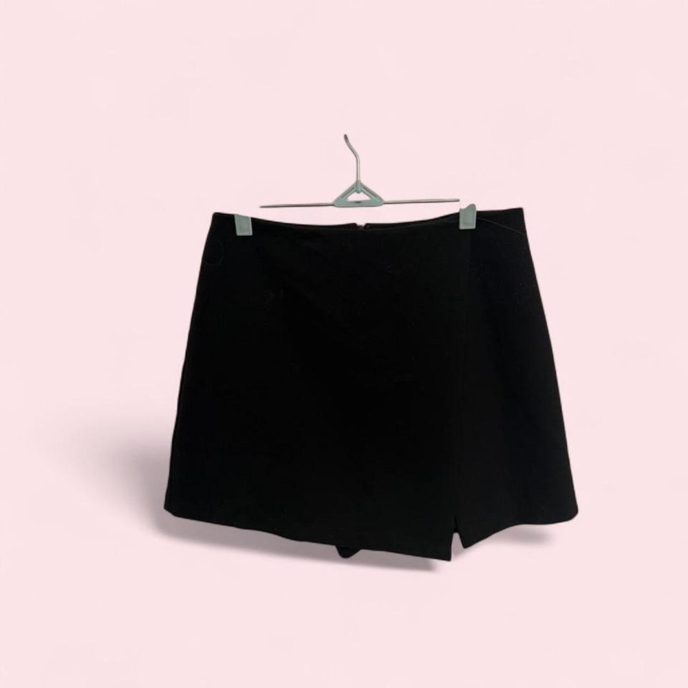 ASOS‎ wrap black skort size 8
